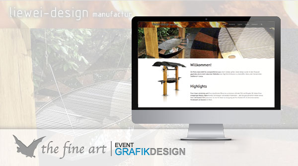 Liewei Design Neue Internetseite - The Fine Art Gronau